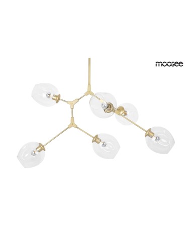 MOOSEE lampa wisząca SPLIT 6 złota (MSE010100242)