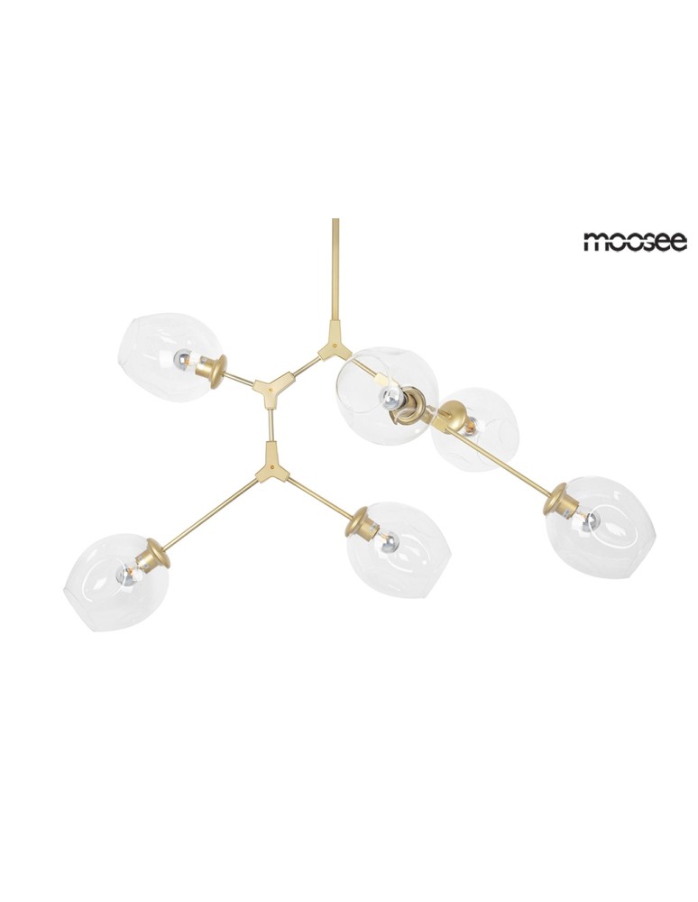 Pendant lamps - MOOSEE pendant lamp SPLIT 6 gold (MSE010100242) - product kolory-swiatla.pl 1