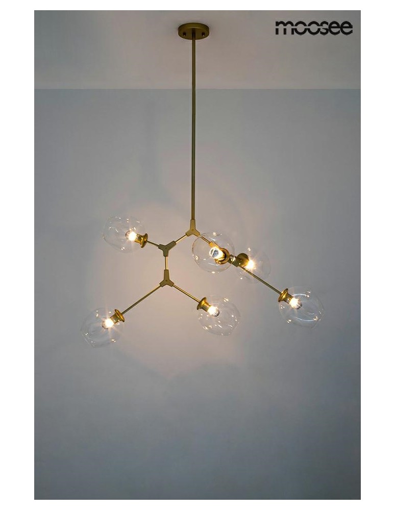 Pendant lamps - MOOSEE pendant lamp SPLIT 6 gold (MSE010100242) - product kolory-swiatla.pl 8