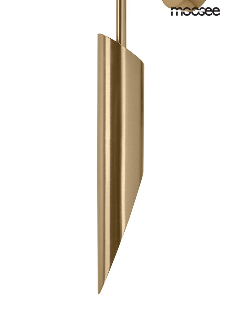 Designer wall lamps - Moosee MOOSEE LOCCA gold wall lamp (MSE010400225) - product kolory-swiatla.pl 4