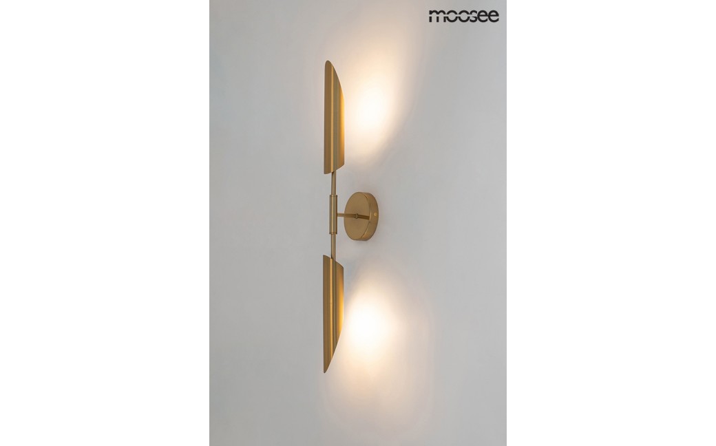 Moosee MOOSEE lampa ścienna LOCCA złota (MSE010400225)