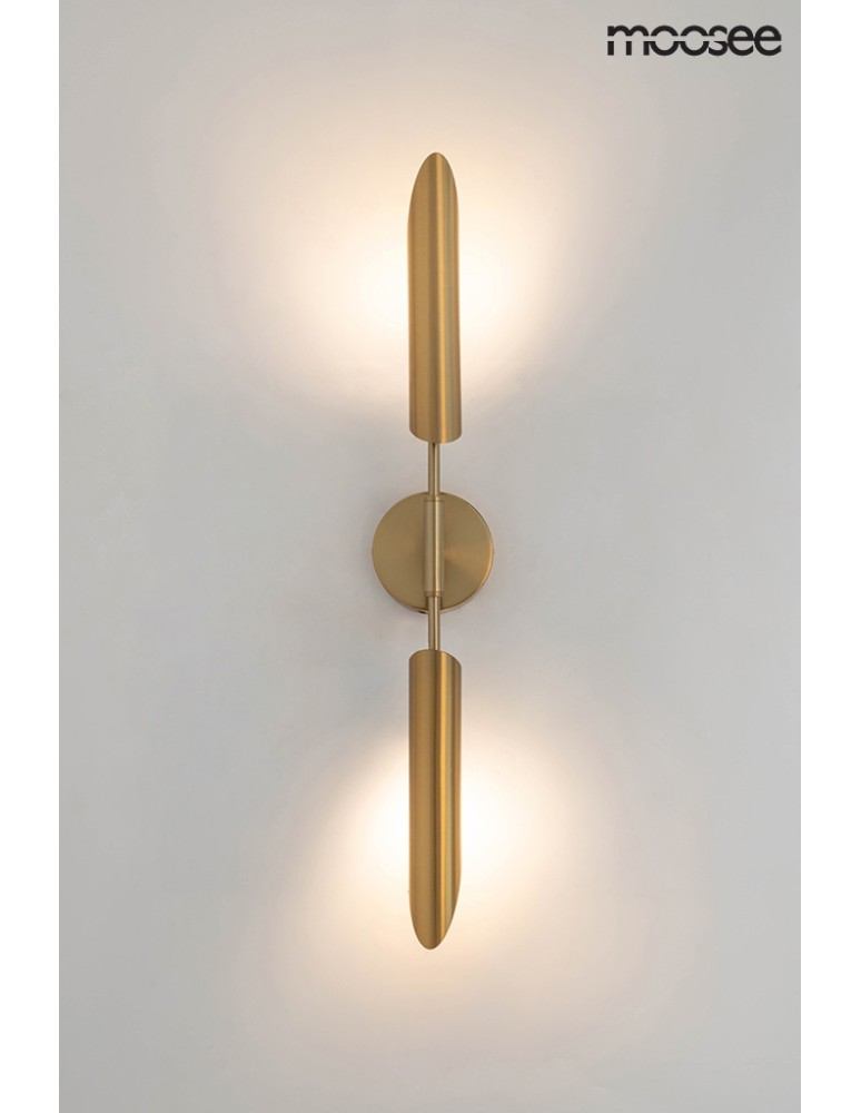 Designer wall lamps - Moosee MOOSEE LOCCA gold wall lamp (MSE010400225) - product kolory-swiatla.pl 7