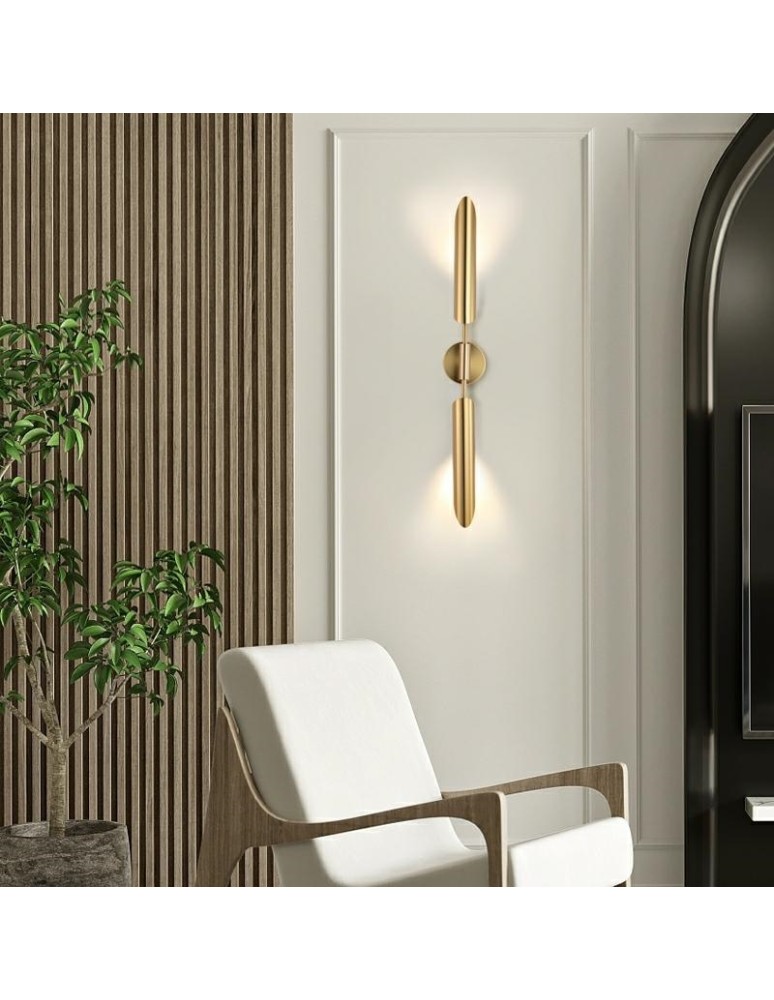 Designer wall lamps - Moosee MOOSEE LOCCA gold wall lamp (MSE010400225) - product kolory-swiatla.pl 8