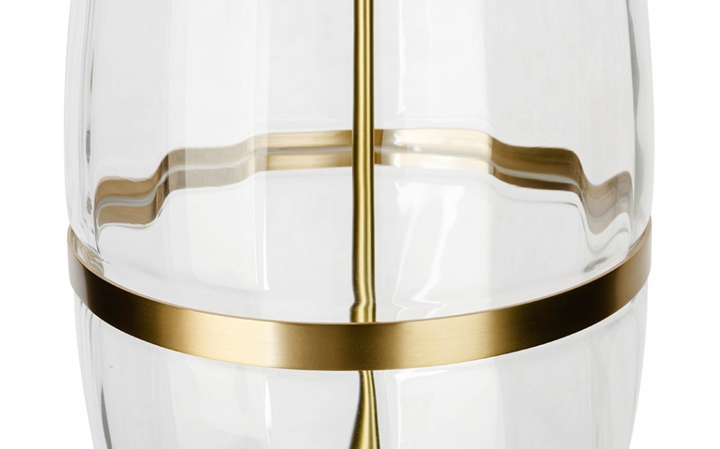 King Home Lampa wisząca CHAPLIN 200 mosiądz - LED, szkło (MD12001-1T-200)