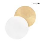 Designer wall lamps - Moosee MOOSEE ECLISE gold / white wall lamp (MSE010400203) - product 1