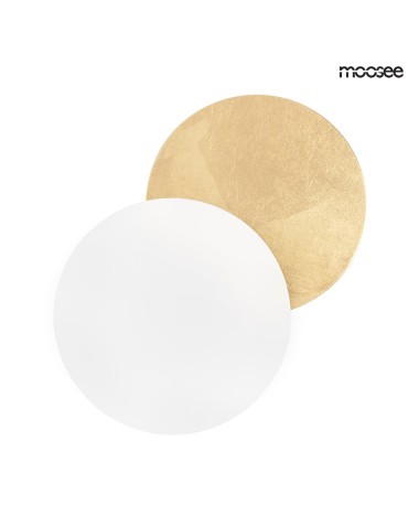 Moosee MOOSEE ECLISE gold / white wall lamp (MSE010400203)