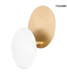Designer wall lamps - Moosee MOOSEE ECLISE gold / white wall lamp (MSE010400203) - product 2