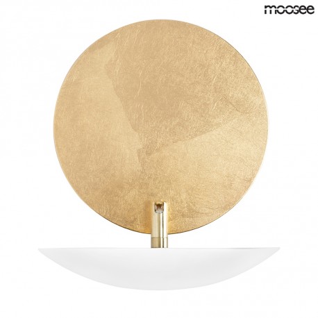 Moosee MOOSEE lampa ścienna ECLISE złota / biała (MSE010400203)