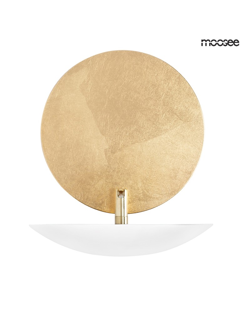 Designer wall lamps - Moosee MOOSEE ECLISE gold / white wall lamp (MSE010400203) - product kolory-swiatla.pl 4