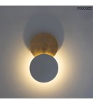 Designer wall lamps - Moosee MOOSEE ECLISE gold / white wall lamp (MSE010400203) - product 5