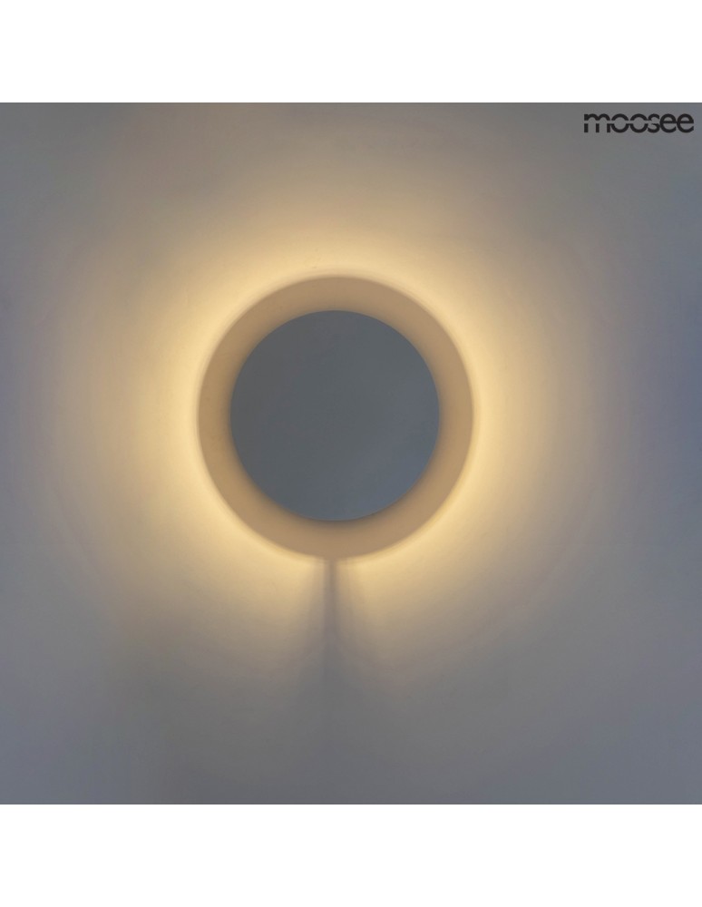 Designer wall lamps - Moosee MOOSEE ECLISE gold / white wall lamp (MSE010400203) - product kolory-swiatla.pl 8