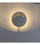 Designer wall lamps - Moosee MOOSEE ECLISE gold / white wall lamp (MSE010400203) - product 9