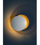 Designer wall lamps - Moosee MOOSEE ECLISE gold / white wall lamp (MSE010400203) - product 10