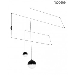 Moosee MOOSEE lampa ścienna BOWL DUO czarna (MSE010100152)