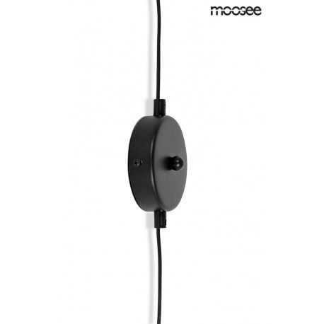 Moosee MOOSEE lampa ścienna BOWL DUO czarna (MSE010100152)