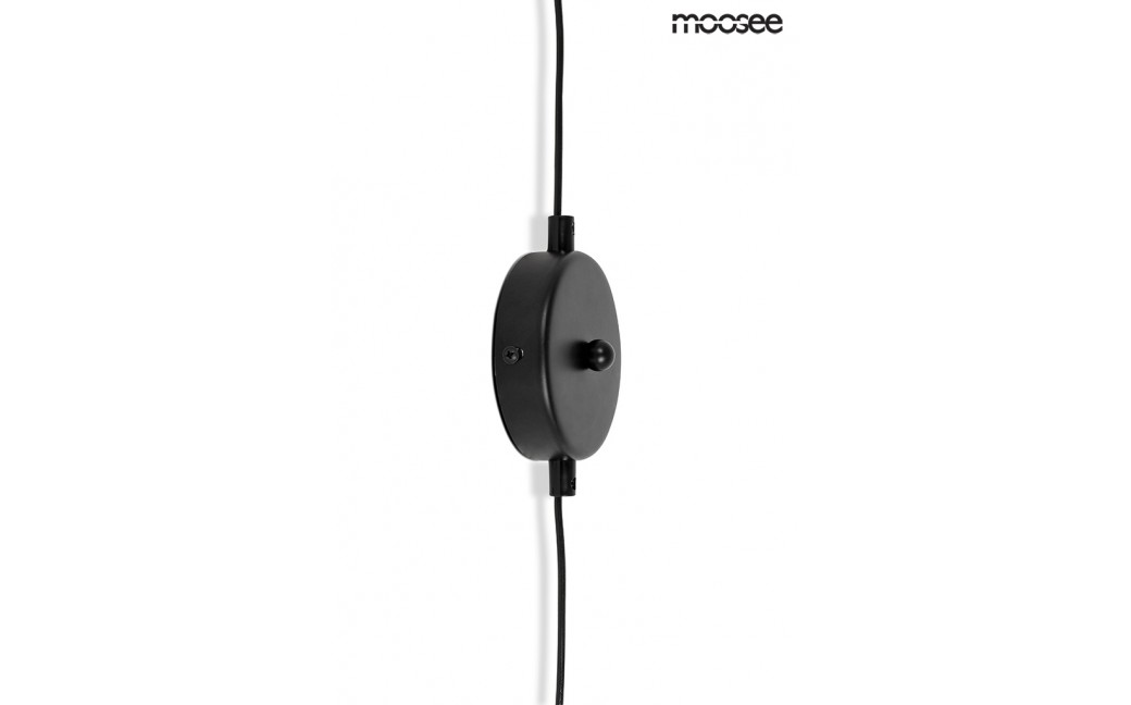 Moosee MOOSEE lampa ścienna BOWL DUO czarna (MSE010100152)