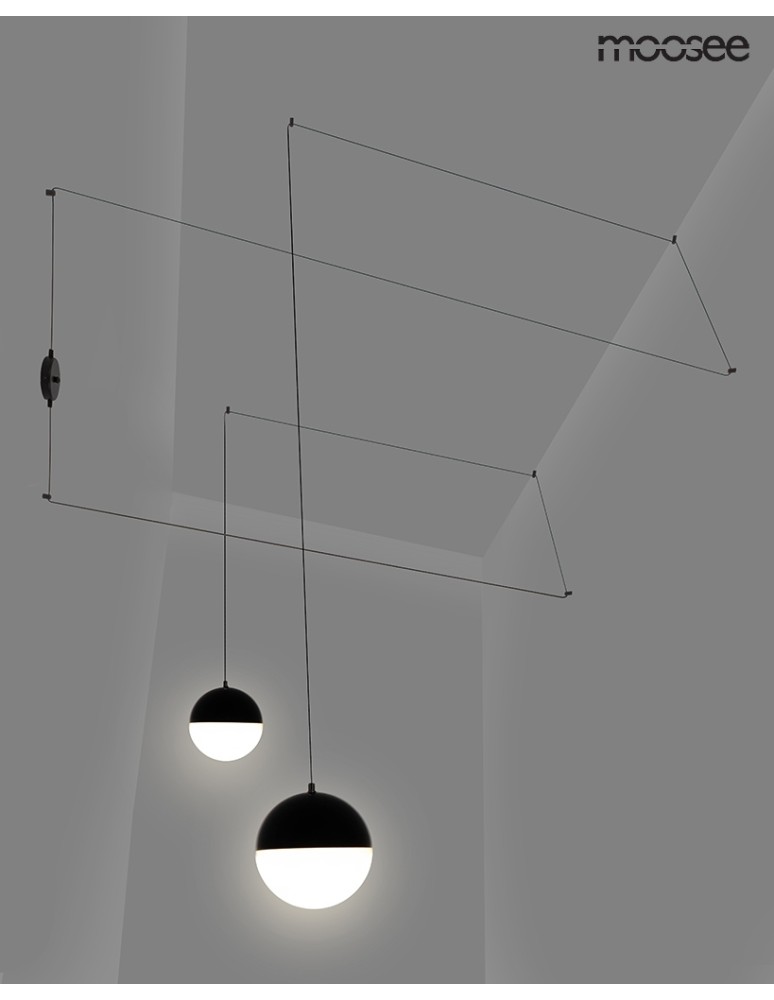 Wall lamps - Moosee MOOSEE BOWL DUO wall lamp black (MSE010100152) - product kolory-swiatla.pl 5