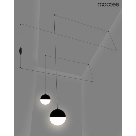 Moosee MOOSEE lampa ścienna BOWL DUO czarna (MSE010100152)