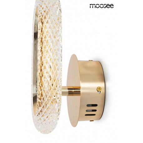 MOOSEE lampa ścienna JEWEL złota (MSE010100319)