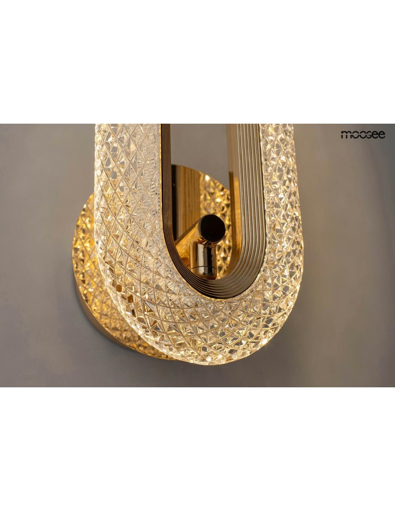 Glamour wall lamps - MOOSEE JEWEL gold wall lamp (MSE010100319) - product kolory-swiatla.pl 8
