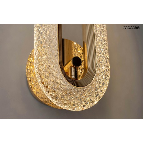 MOOSEE lampa ścienna JEWEL złota (MSE010100319)