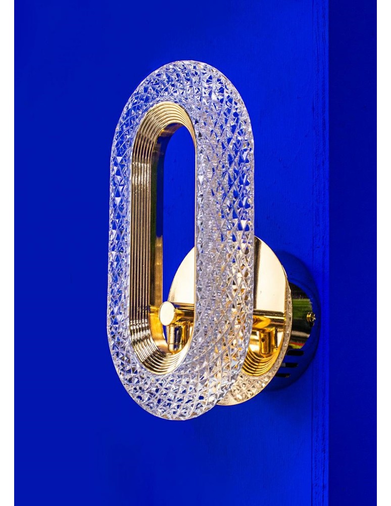 Glamour wall lamps - MOOSEE JEWEL gold wall lamp (MSE010100319) - product kolory-swiatla.pl 9