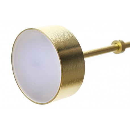 King Home Lampa wisząca CAPRI 4 złota - 60 LED, aluminium, szkło (XCP9148-1A)