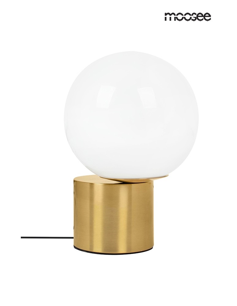Modern table lamps - Moosee MOOSEE PARLA 20 gold table lamp (MSE010300141) - product kolory-swiatla.pl 1
