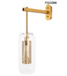 Cantilever wall lamps - Moosee MOOSEE gold LAMPION wall lamp (MSE010400211) - product 1