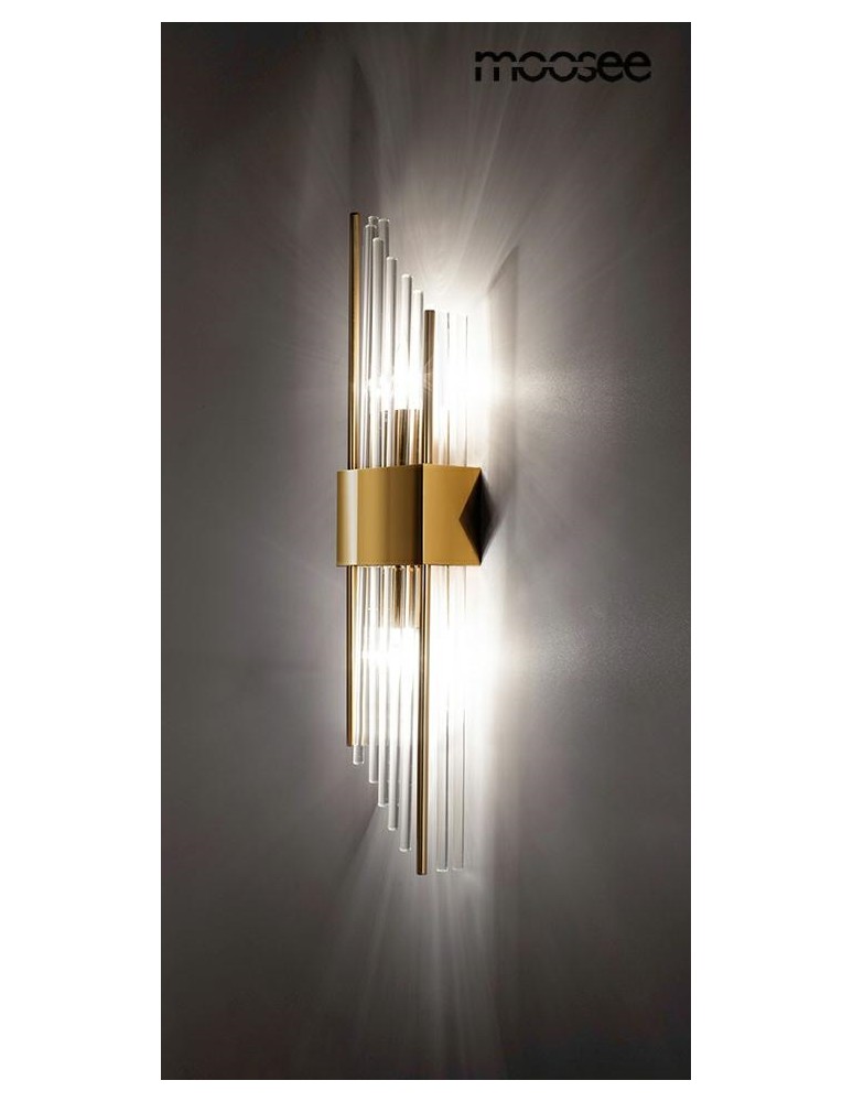 Glamour wall lamps - MOOSEE SLANT gold wall lamp (MSE010100291) - product kolory-swiatla.pl 2