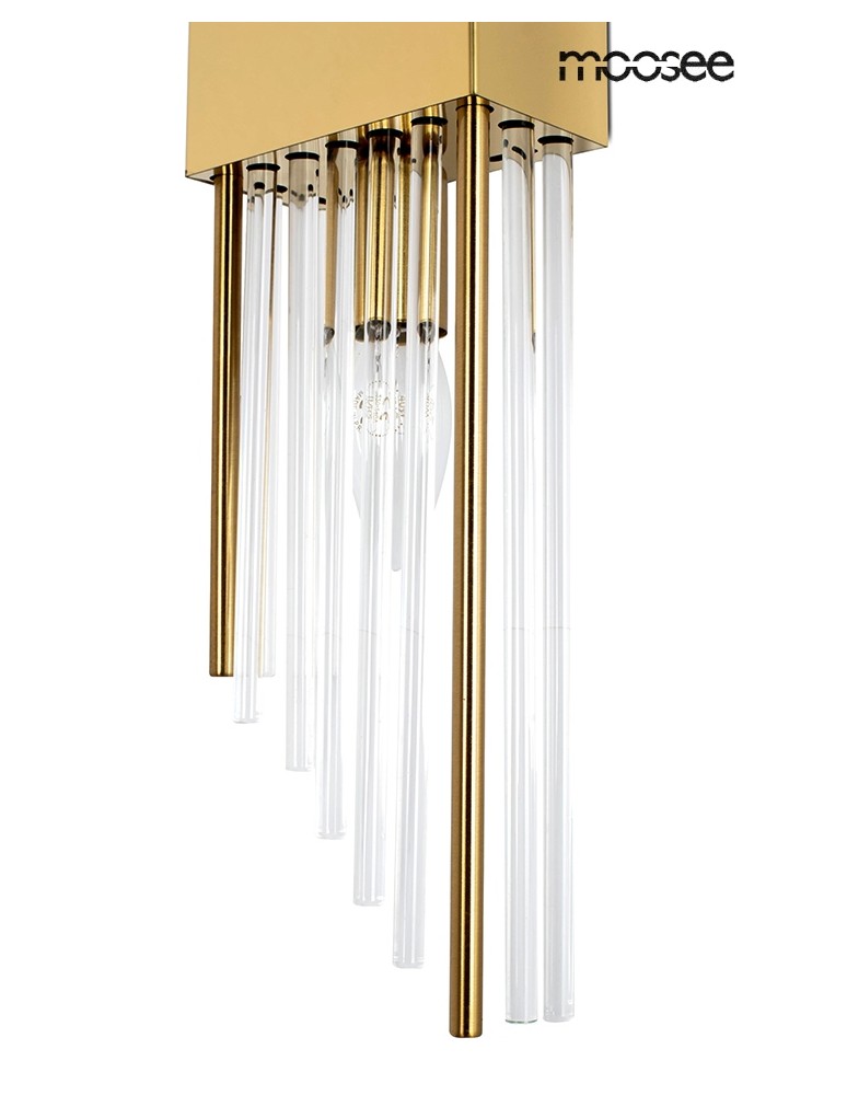Glamour wall lamps - MOOSEE SLANT gold wall lamp (MSE010100291) - product kolory-swiatla.pl 3