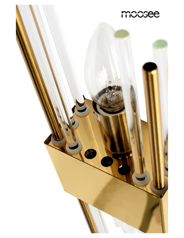 Glamour wall lamps - MOOSEE SLANT gold wall lamp (MSE010100291) - product kolory-swiatla.pl 4