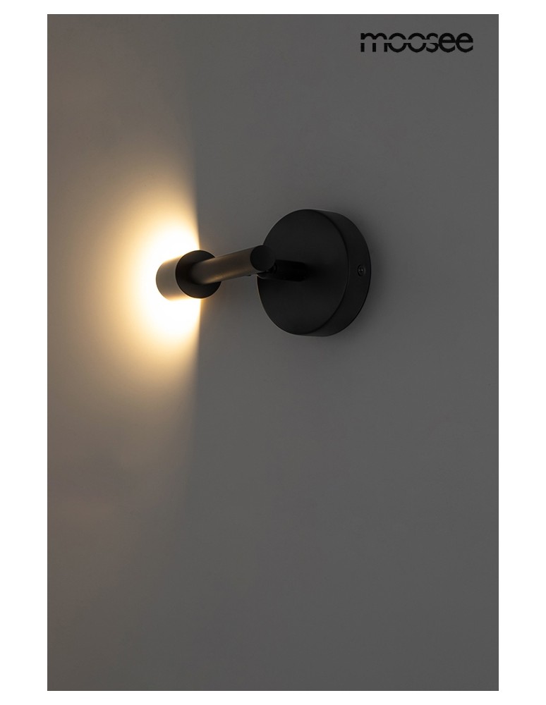 Modern wall lamps - MOOSEE PRISMA wall lamp black (MSE010100296) - product kolory-swiatla.pl 7