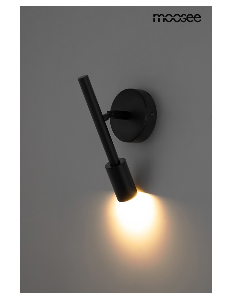 Modern wall lamps - MOOSEE PRISMA wall lamp black (MSE010100296) - product kolory-swiatla.pl 8