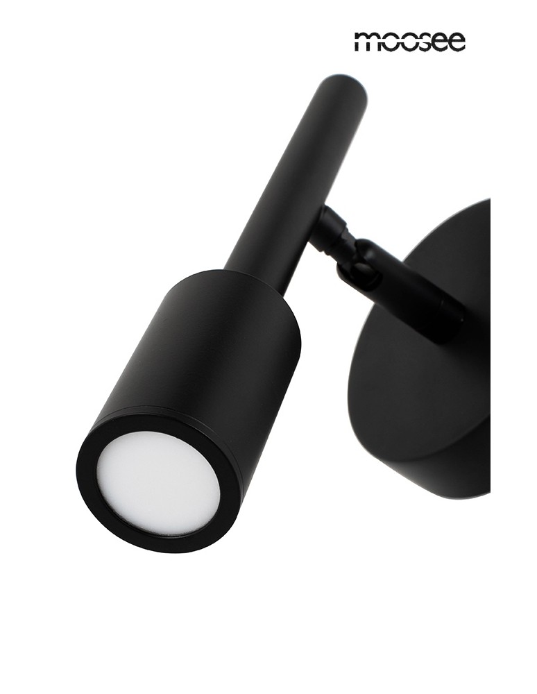 Modern wall lamps - MOOSEE PRISMA wall lamp black (MSE010100296) - product kolory-swiatla.pl 11