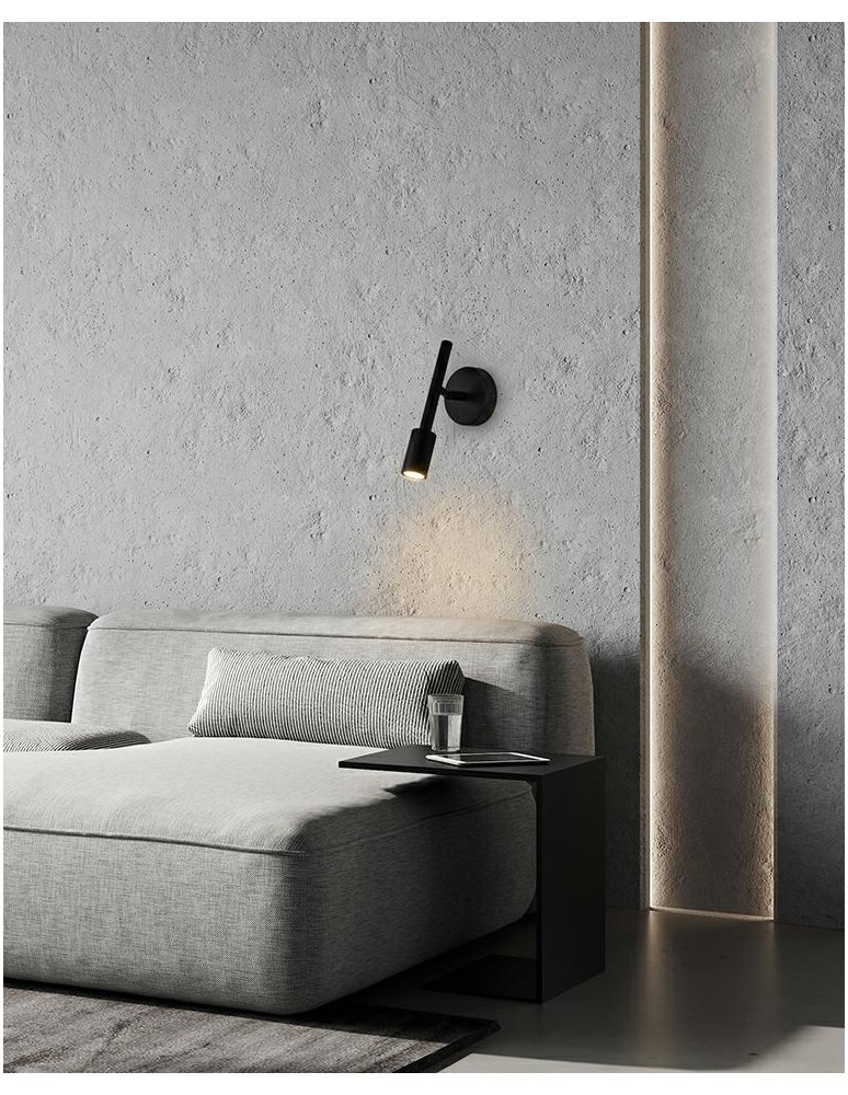 Modern wall lamps - MOOSEE PRISMA wall lamp black (MSE010100296) - product kolory-swiatla.pl 13