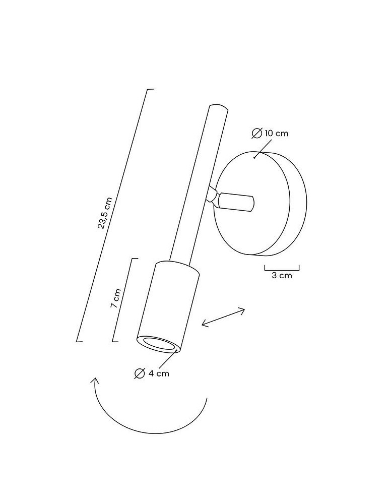 Modern wall lamps - MOOSEE PRISMA wall lamp black (MSE010100296) - product kolory-swiatla.pl 14