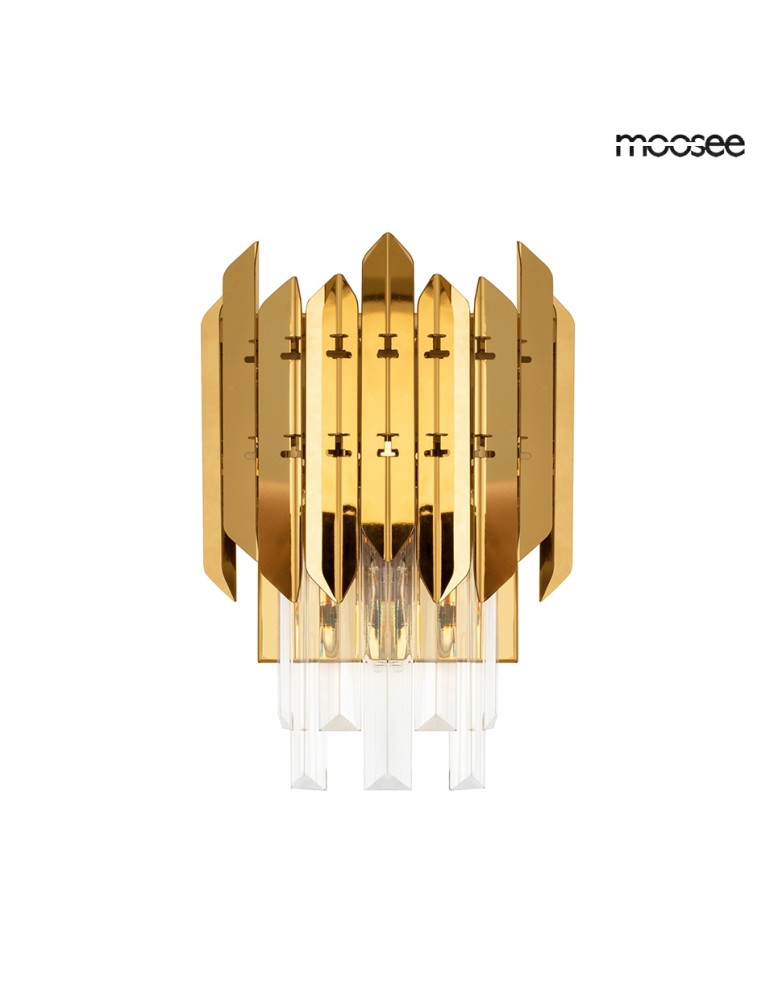 Glamour wall lamps - MOOSEE MAJESTIC gold wall lamp (MSE010100365) - product kolory-swiatla.pl 1