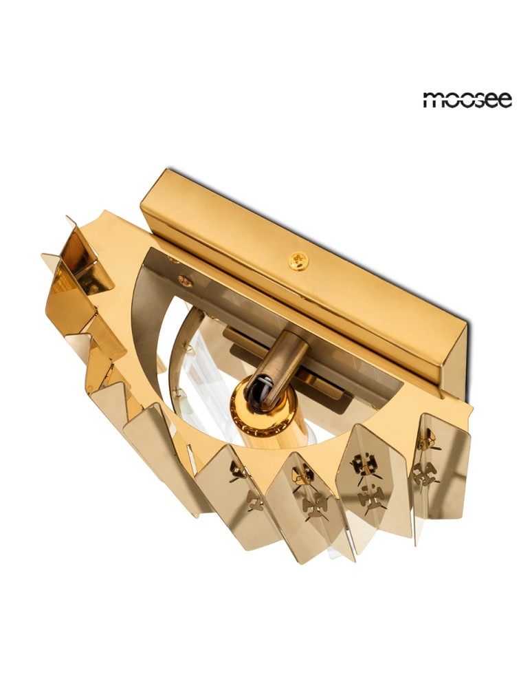Glamour wall lamps - MOOSEE MAJESTIC gold wall lamp (MSE010100365) - product kolory-swiatla.pl 4