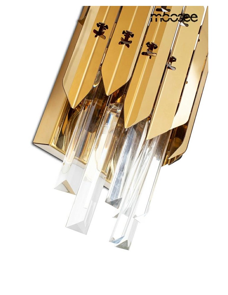 Glamour wall lamps - MOOSEE MAJESTIC gold wall lamp (MSE010100365) - product kolory-swiatla.pl 5