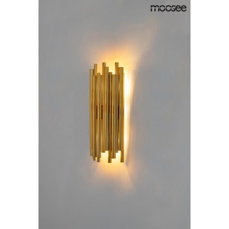 Moosee MOOSEE lampa ścienna TUBO złota (MSE010400200)