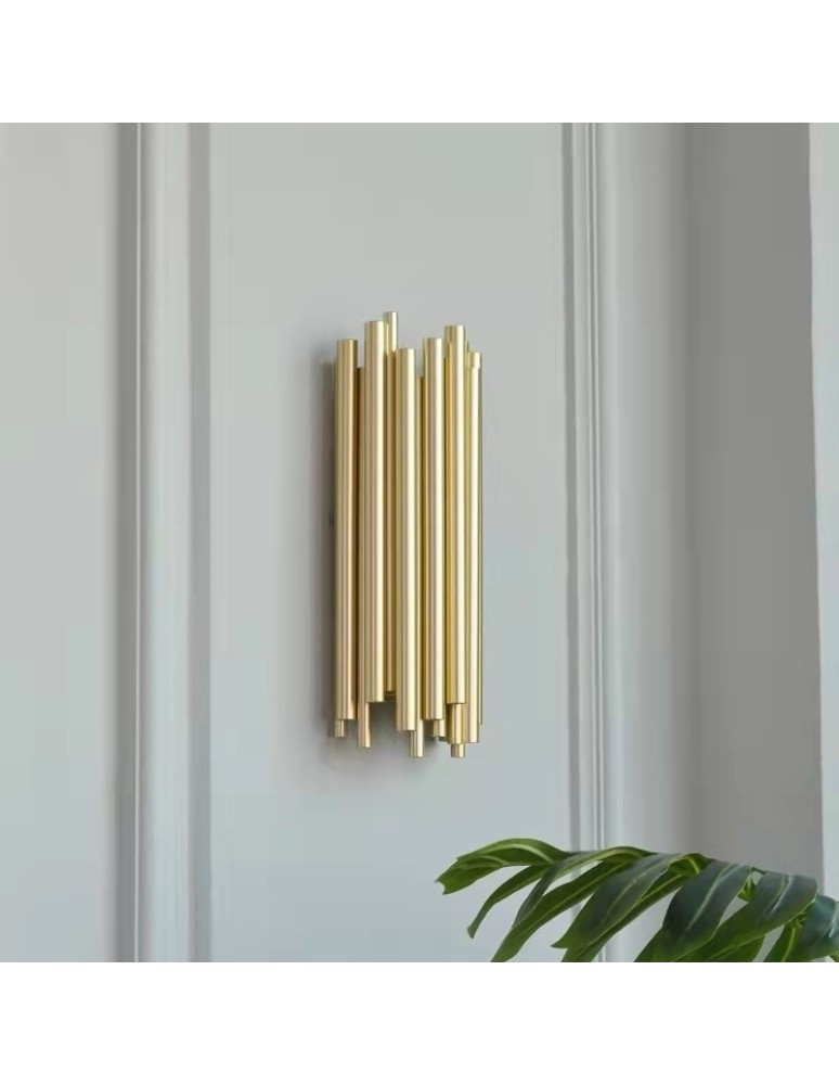 Glamour wall lamps - Moosee MOOSEE TUBO gold wall lamp (MSE010400200) - product kolory-swiatla.pl 7