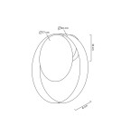 Ring wall lamps - MOOSEE BAND gold / black wall lamp (MSE010100339) - product 11