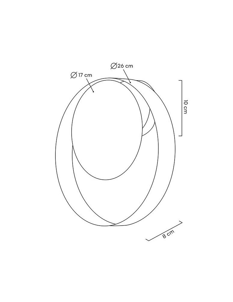 Ring wall lamps - MOOSEE BAND gold / black wall lamp (MSE010100339) - product kolory-swiatla.pl 11