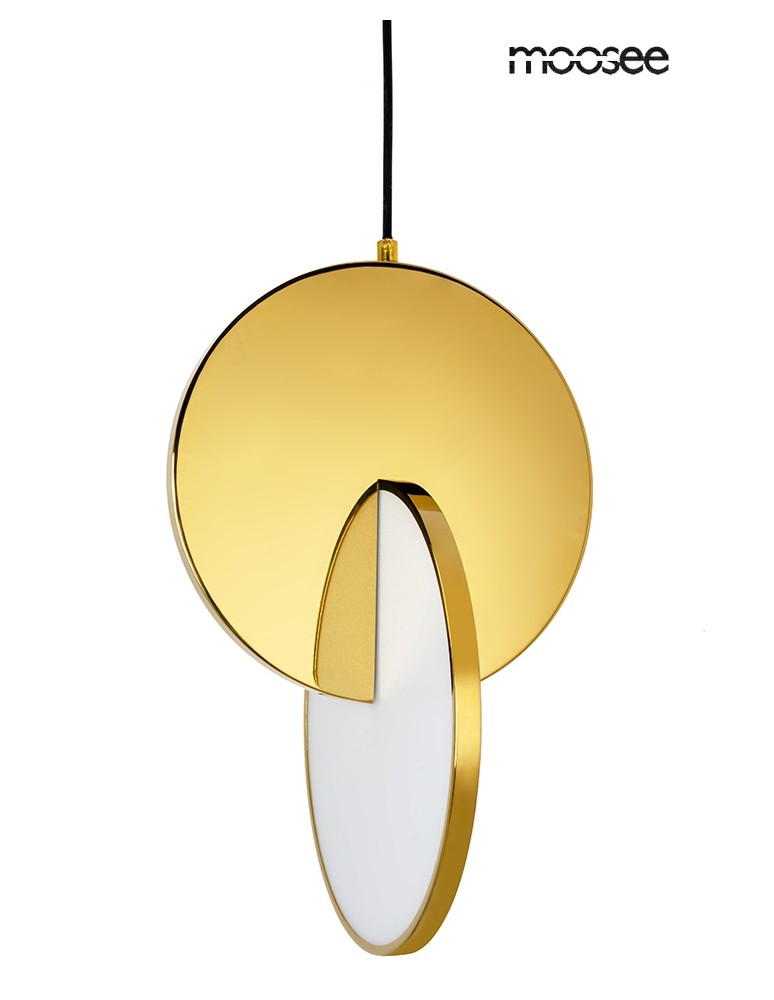 Designer pendant lamps - MOOSEE DISCO gold pendant lamp (MSE010100368) - product kolory-swiatla.pl 1