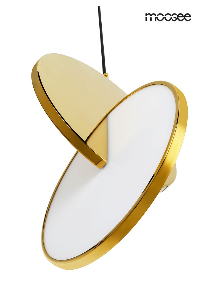 Designer pendant lamps - MOOSEE DISCO gold pendant lamp (MSE010100368) - product kolory-swiatla.pl 3