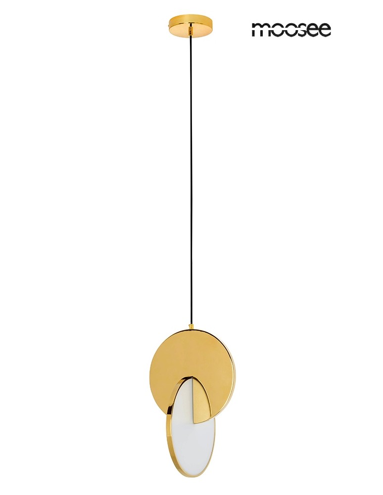 Designer pendant lamps - MOOSEE DISCO gold pendant lamp (MSE010100368) - product kolory-swiatla.pl 4