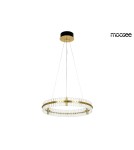 Glamour pendant lamps - Moosee MOOSEE pendant lamp SATURNUS 70 gold - LED, crystal, brushed steel (MSE010100167) - product 1