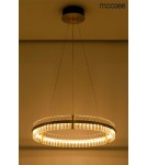 Glamour pendant lamps - Moosee MOOSEE pendant lamp SATURNUS 70 gold - LED, crystal, brushed steel (MSE010100167) - product 5