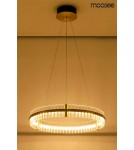 Glamour pendant lamps - Moosee MOOSEE pendant lamp SATURNUS 70 gold - LED, crystal, brushed steel (MSE010100167) - product 6